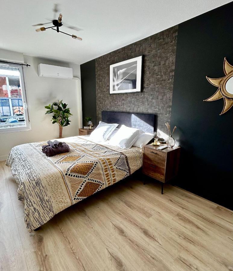 Modern 1 Bdr + Balcony + Free Parking + Ac + Pool Lägenhet L'Isle-d'Abeau Exteriör bild